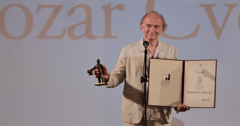 Aleksandar Lifka Award Presented to Svetozar Cvetković at the 32nd European Film Festival Palić